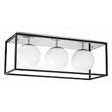 Накладной светильник lumina deco  ldc 8060-3 chr-bk